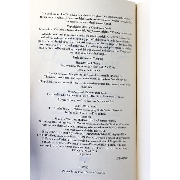 The Land of Stories by Chris Colfer Fantasy Books 2-5 - Picture 8 of 14